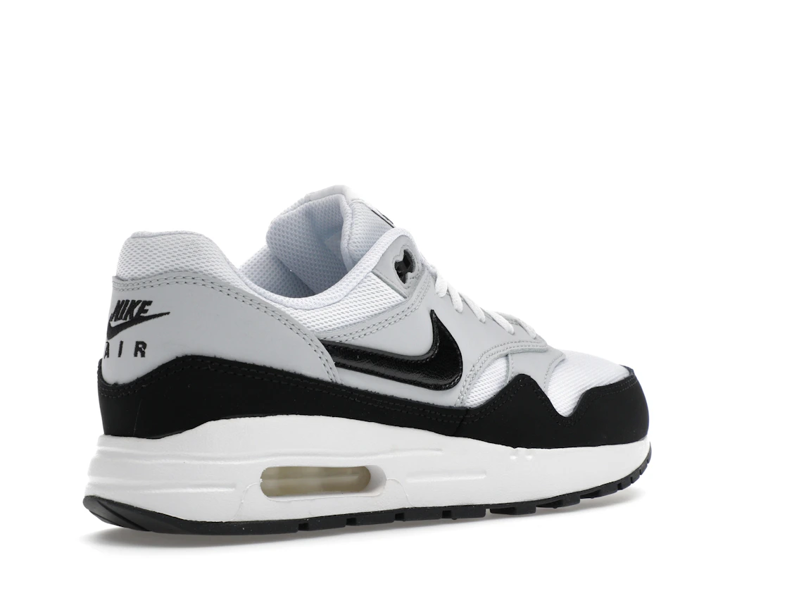 Vue 33 de Nike Air Max 1 White Black (GS)