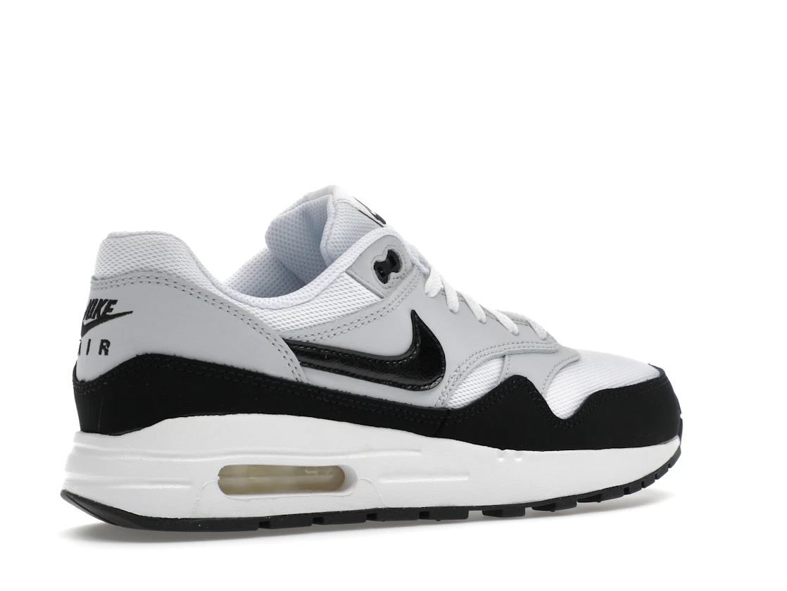 Vue 34 de Nike Air Max 1 White Black (GS)
