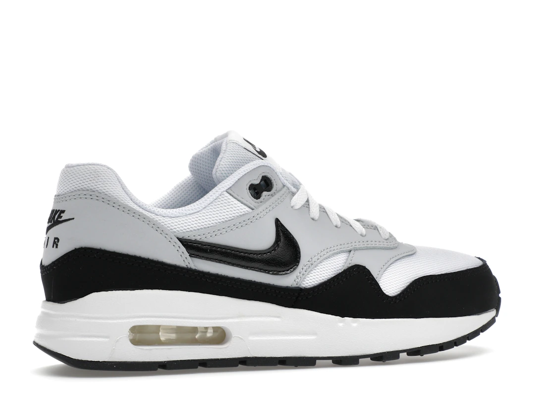 Vue 35 de Nike Air Max 1 White Black (GS)
