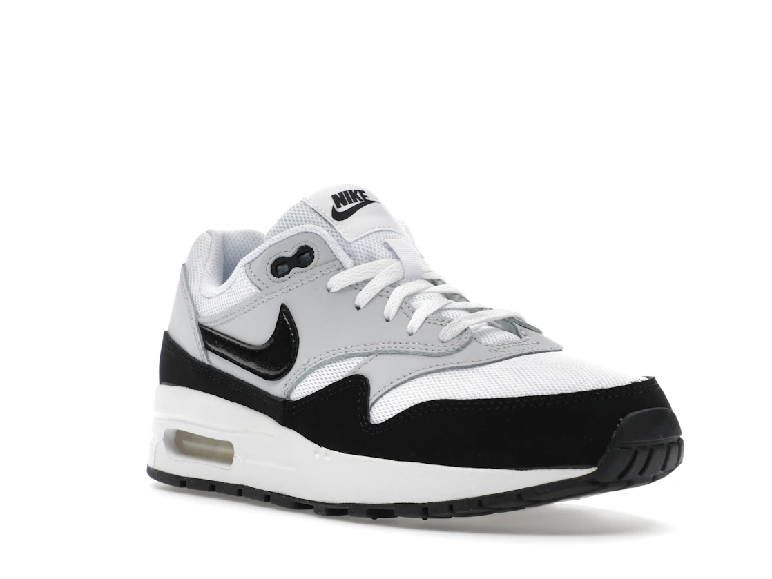 Vue 6 de Nike Air Max 1 White Black (GS)