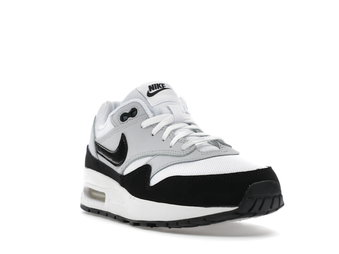 Vue 7 de Nike Air Max 1 White Black (GS)
