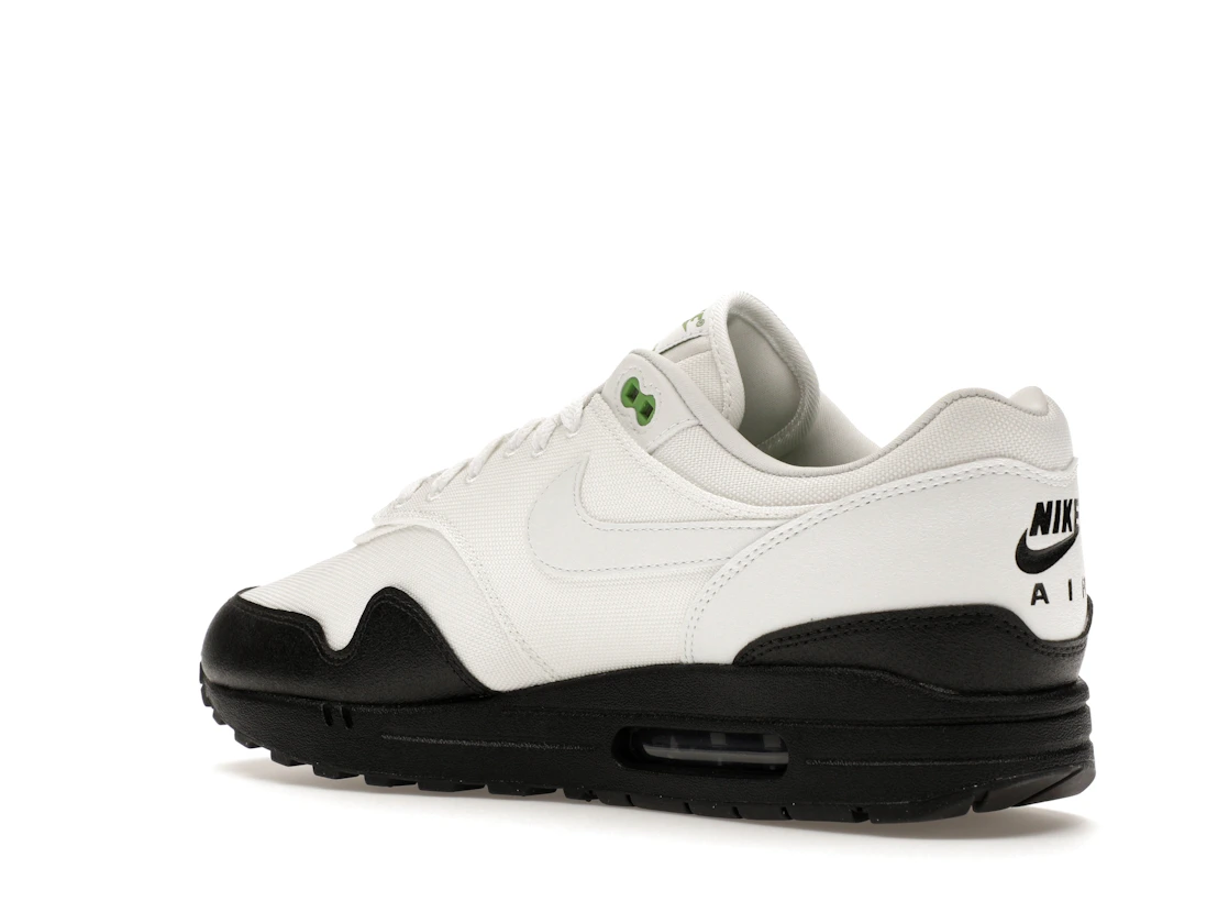 Vue 23 de Nike Air Max 1 White Black Chlorophyll