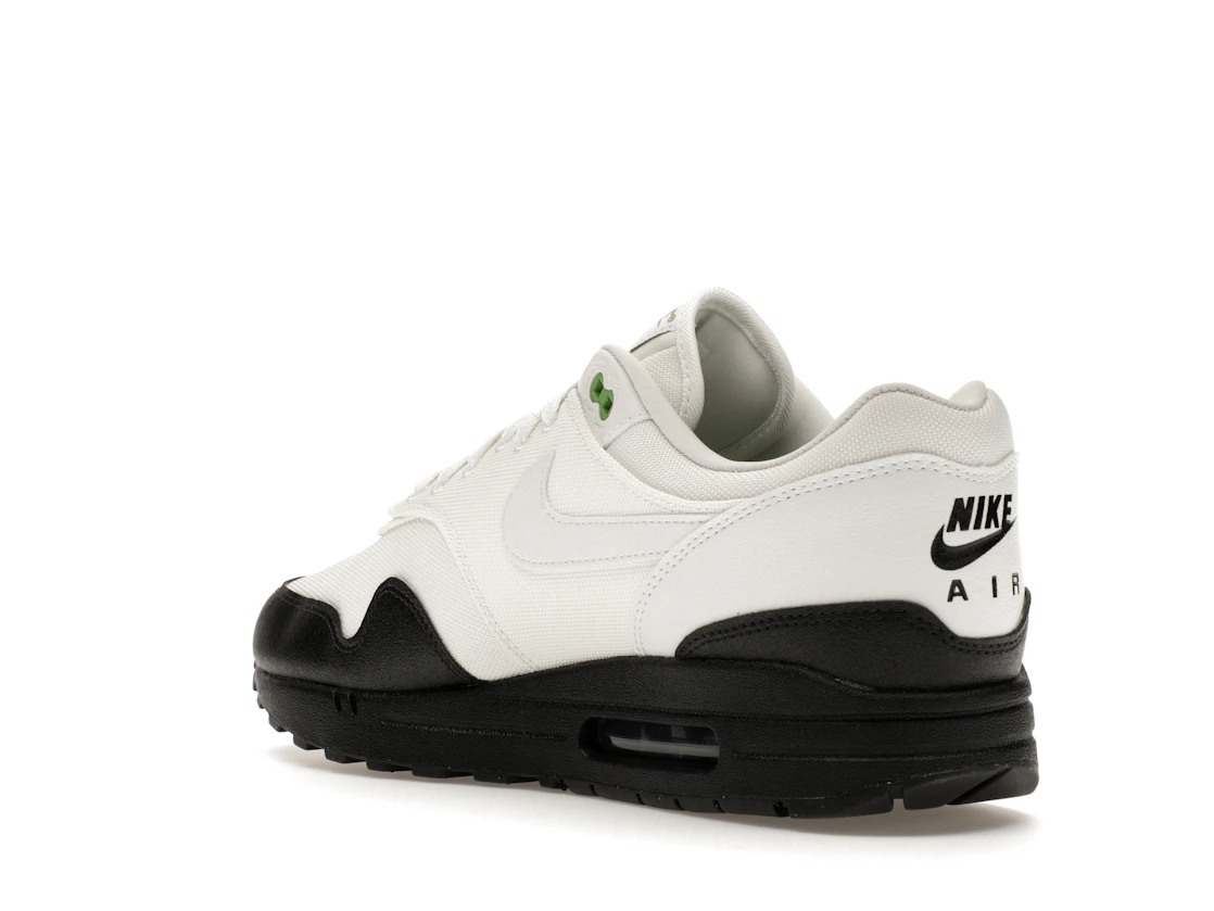 Vue 24 de Nike Air Max 1 White Black Chlorophyll
