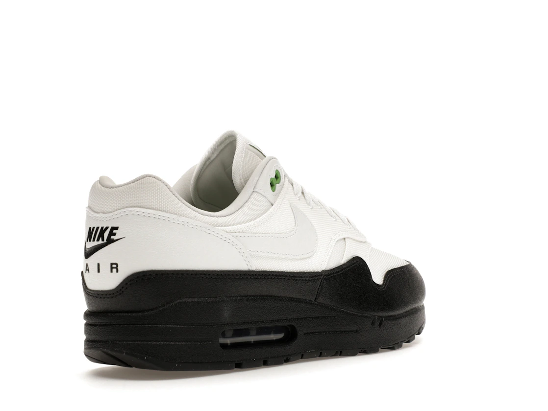 Vue 32 de Nike Air Max 1 White Black Chlorophyll