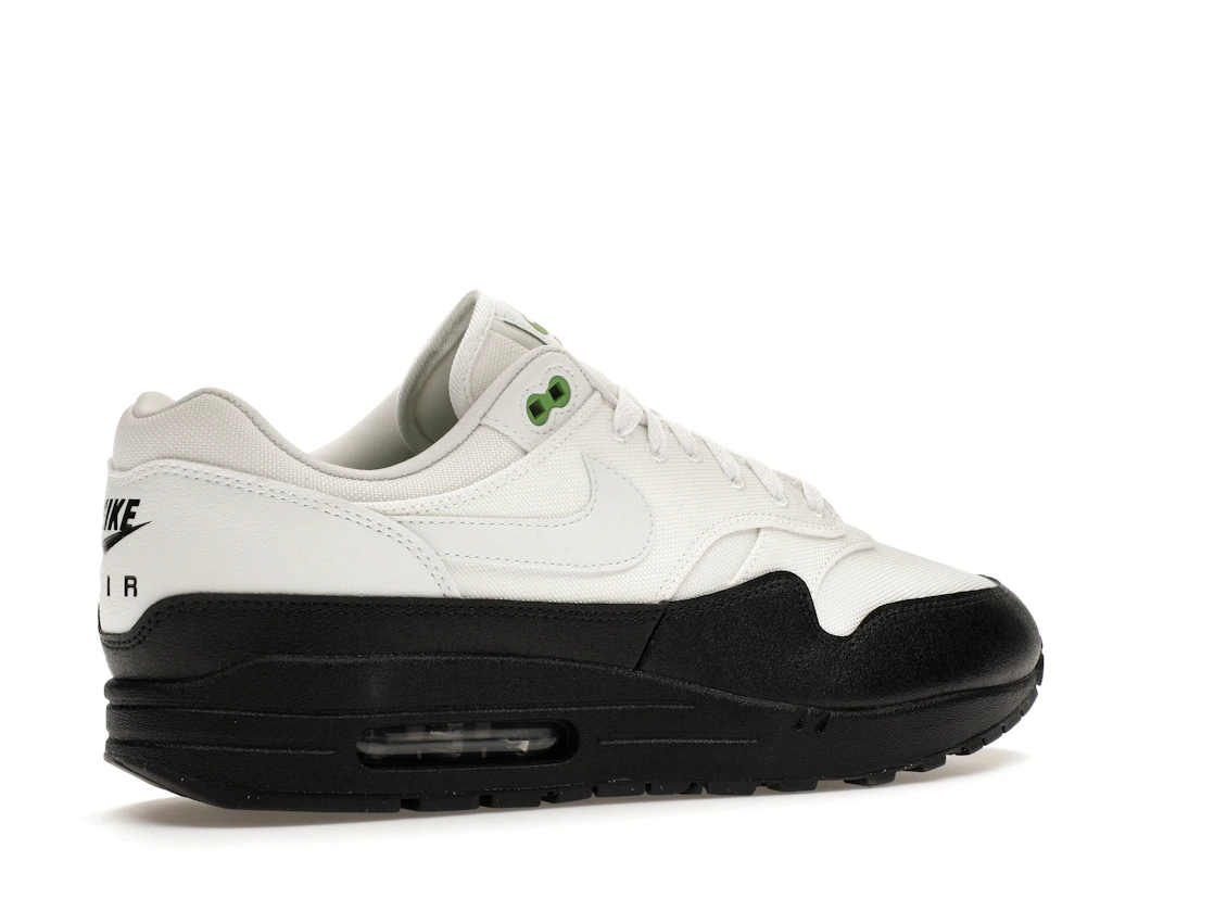 Vue 34 de Nike Air Max 1 White Black Chlorophyll