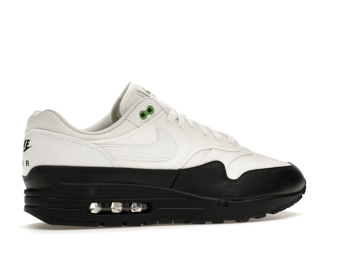 Vue 35 de Nike Air Max 1 White Black Chlorophyll
