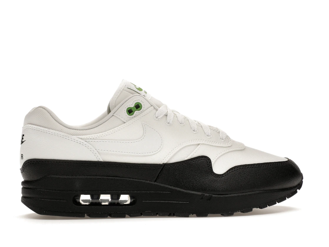 Vue 36 de Nike Air Max 1 White Black Chlorophyll