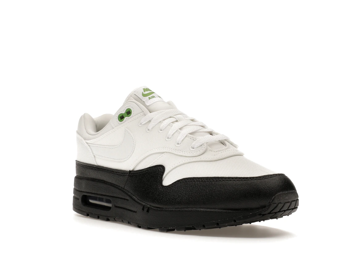 Vue 6 de Nike Air Max 1 White Black Chlorophyll