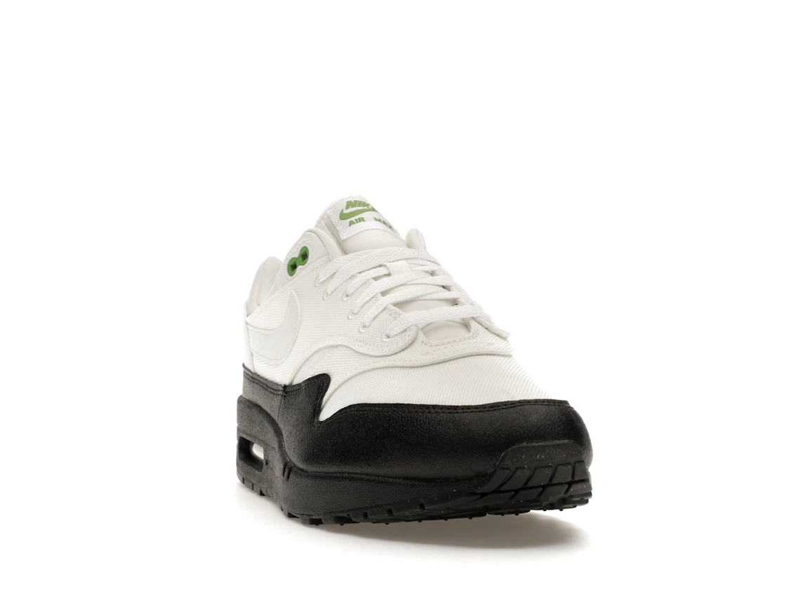 Vue 8 de Nike Air Max 1 White Black Chlorophyll