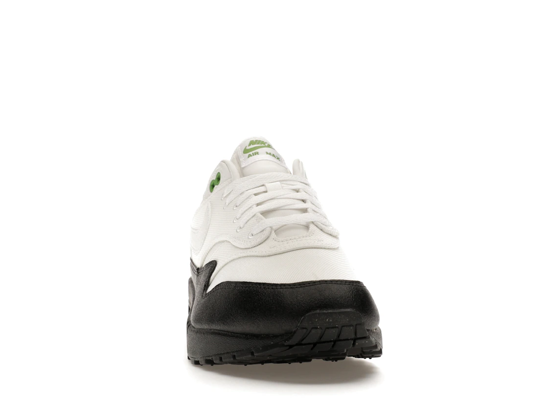 Vue 9 de Nike Air Max 1 White Black Chlorophyll