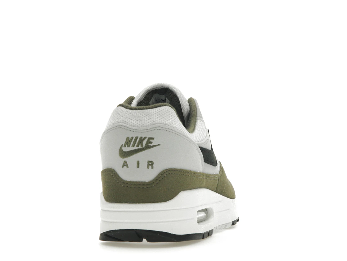 Vue 29 de Nike Air Max 1 White Black Medium Olive