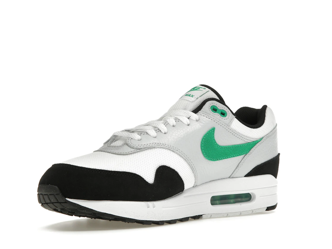 Vue 15 de Nike Air Max 1 White Black Stadium Green