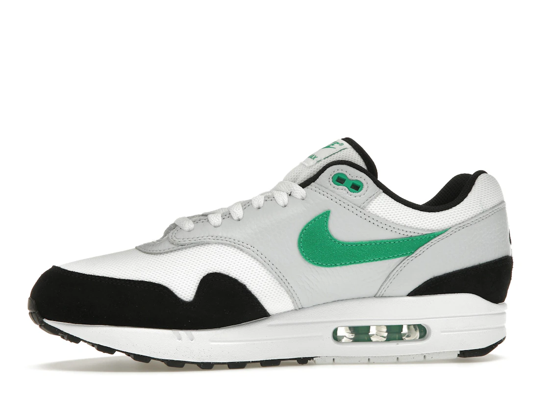 Vue 18 de Nike Air Max 1 White Black Stadium Green