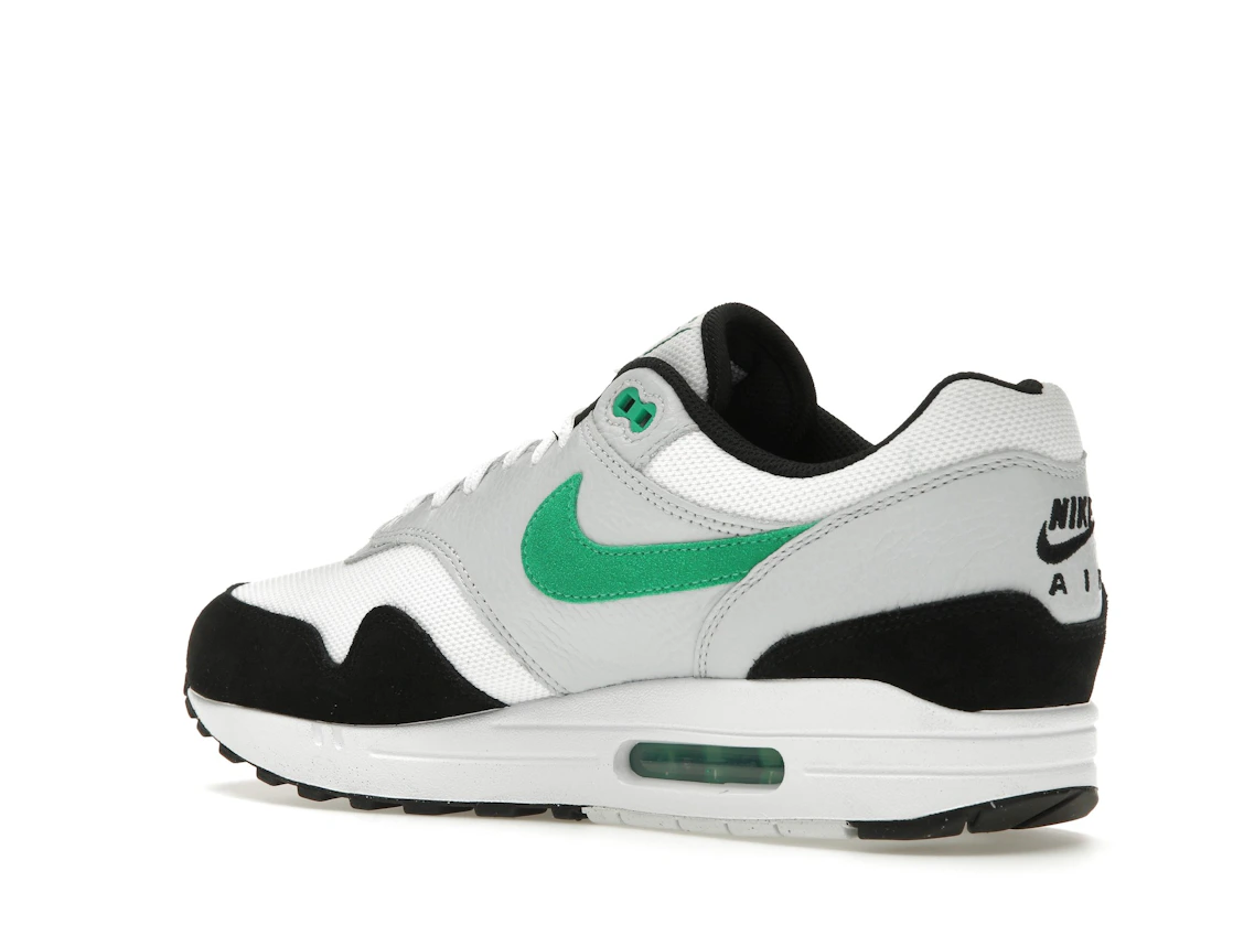 Vue 23 de Nike Air Max 1 White Black Stadium Green