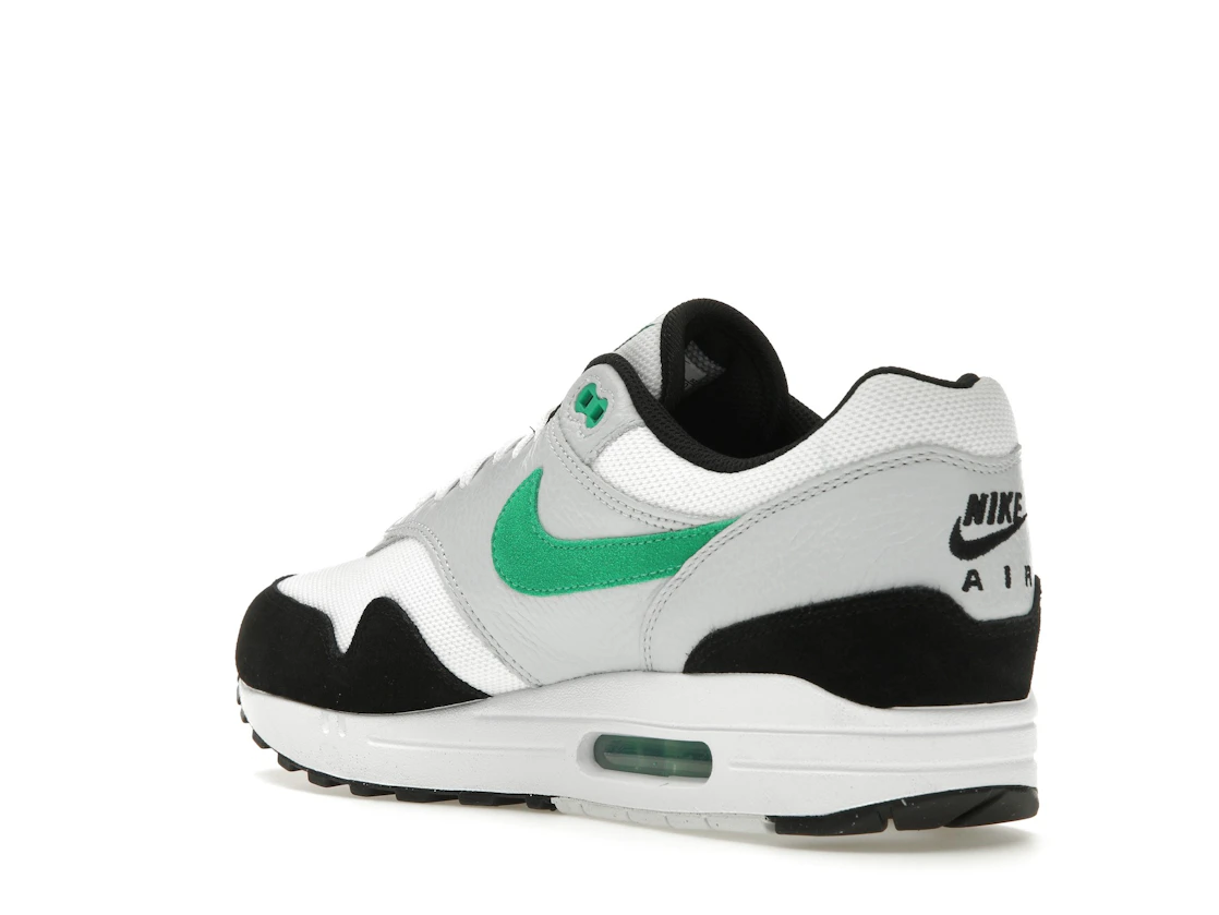 Vue 24 de Nike Air Max 1 White Black Stadium Green