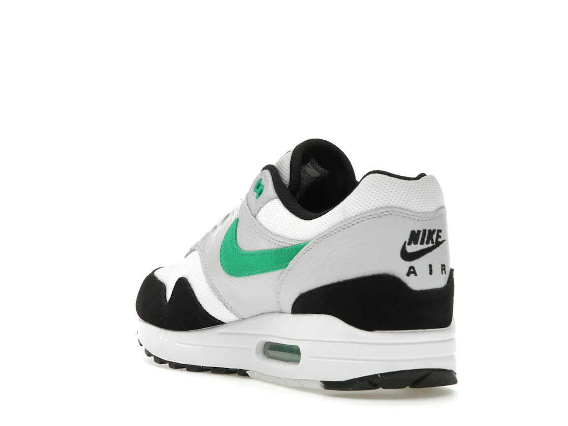 Vue 25 de Nike Air Max 1 White Black Stadium Green