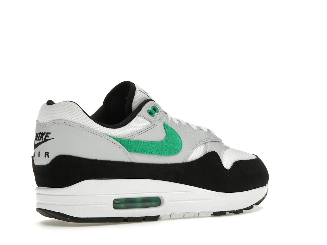 Vue 33 de Nike Air Max 1 White Black Stadium Green