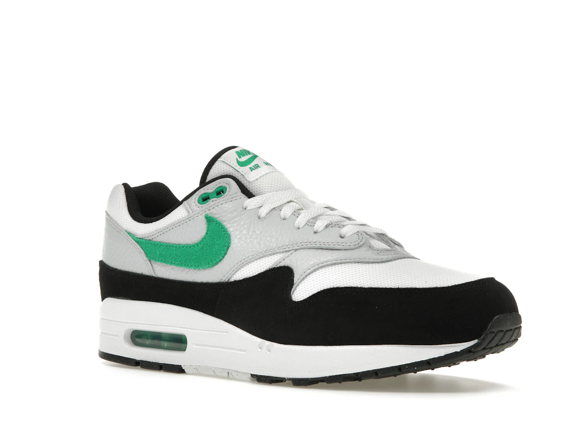 Vue 5 de Nike Air Max 1 White Black Stadium Green