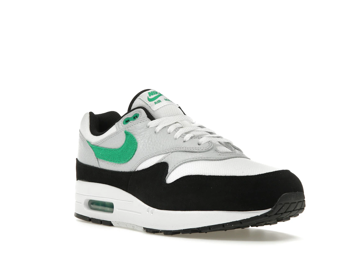 Vue 6 de Nike Air Max 1 White Black Stadium Green