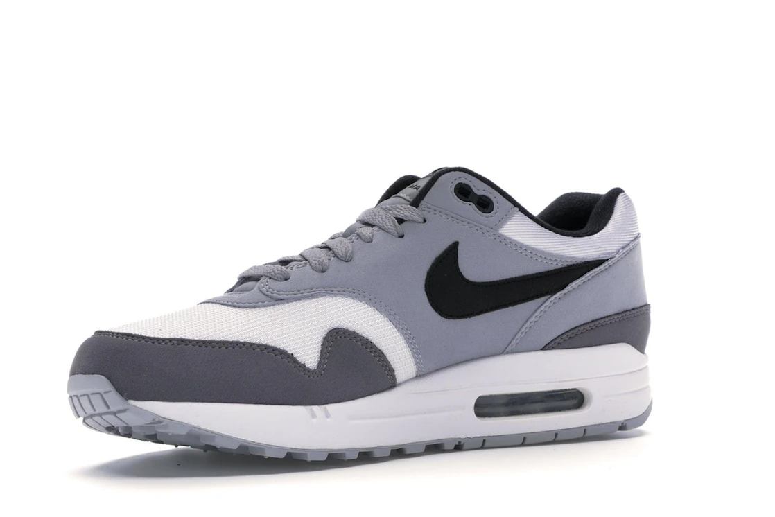 Vue 16 de Nike Air Max 1 White Black Wolf Grey