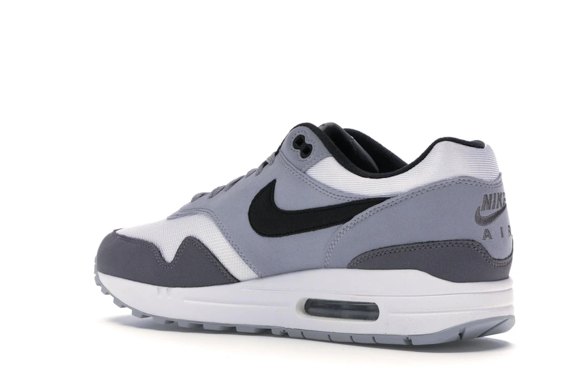 Vue 23 de Nike Air Max 1 White Black Wolf Grey