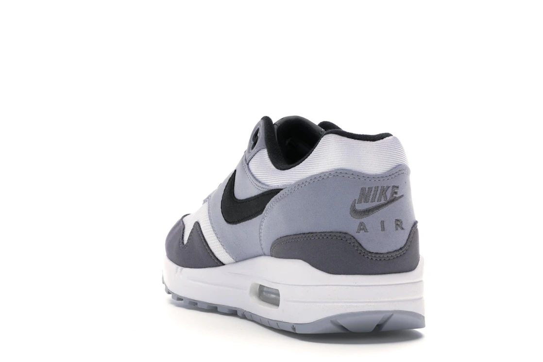 Vue 26 de Nike Air Max 1 White Black Wolf Grey