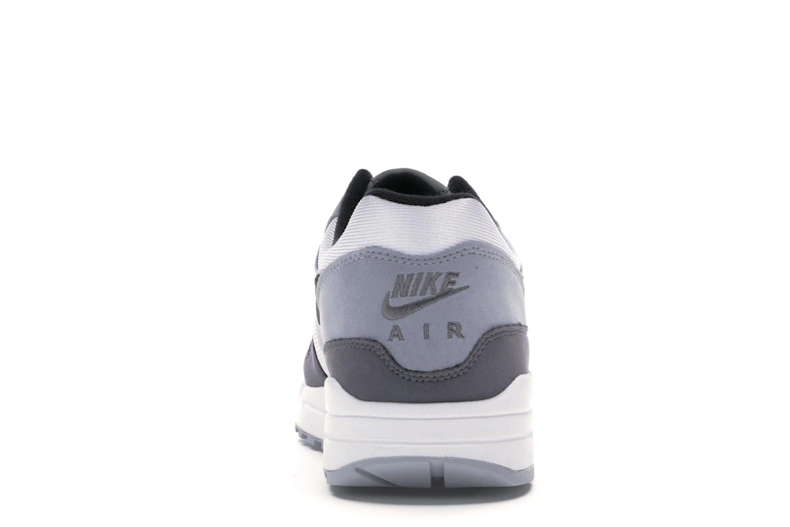 Vue 28 de Nike Air Max 1 White Black Wolf Grey