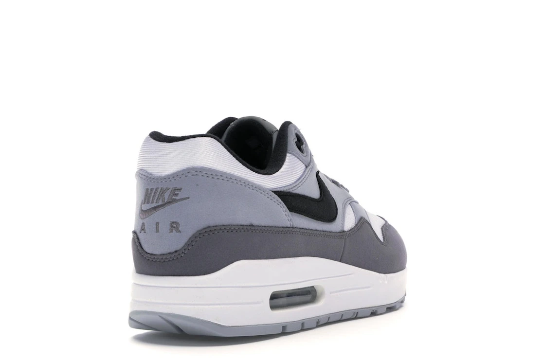 Vue 31 de Nike Air Max 1 White Black Wolf Grey