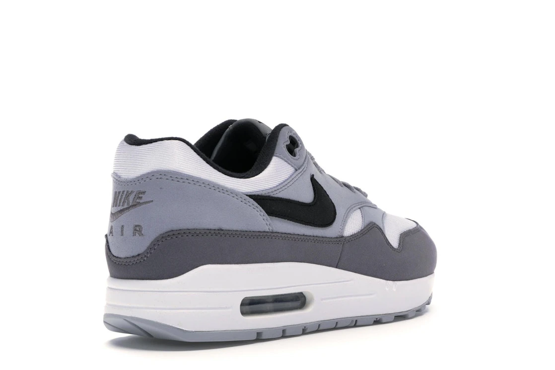Vue 32 de Nike Air Max 1 White Black Wolf Grey