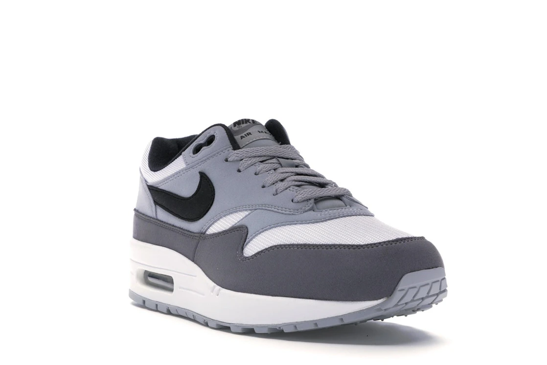 Vue 7 de Nike Air Max 1 White Black Wolf Grey