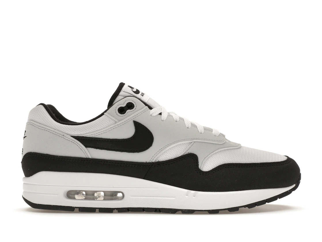 Vue 1 de Nike Air Max 1 White Black