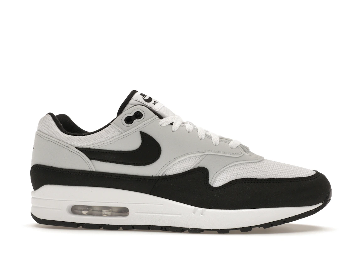 Vue 2 de Nike Air Max 1 White Black