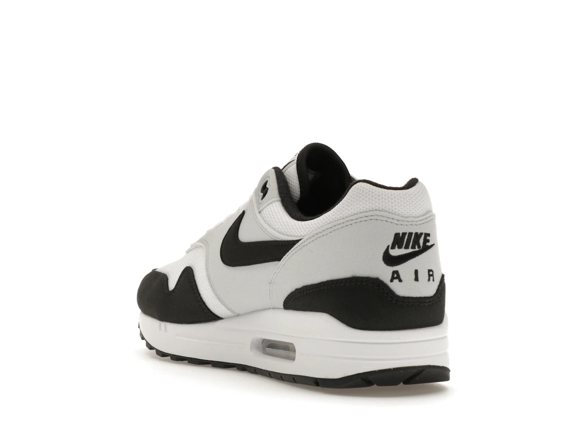 Vue 25 de Nike Air Max 1 White Black