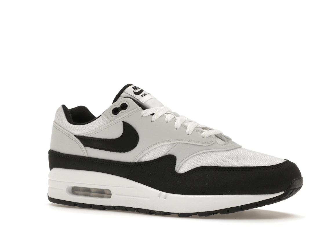 Vue 4 de Nike Air Max 1 White Black