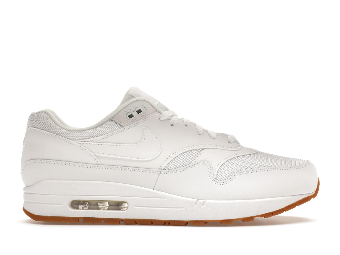 Vue 1 de Nike Air Max 1 White Gum Sole