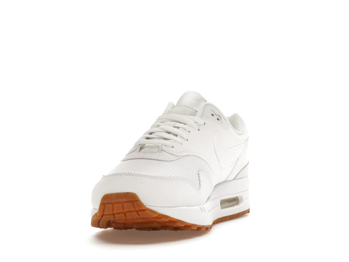 Vue 12 de Nike Air Max 1 White Gum Sole