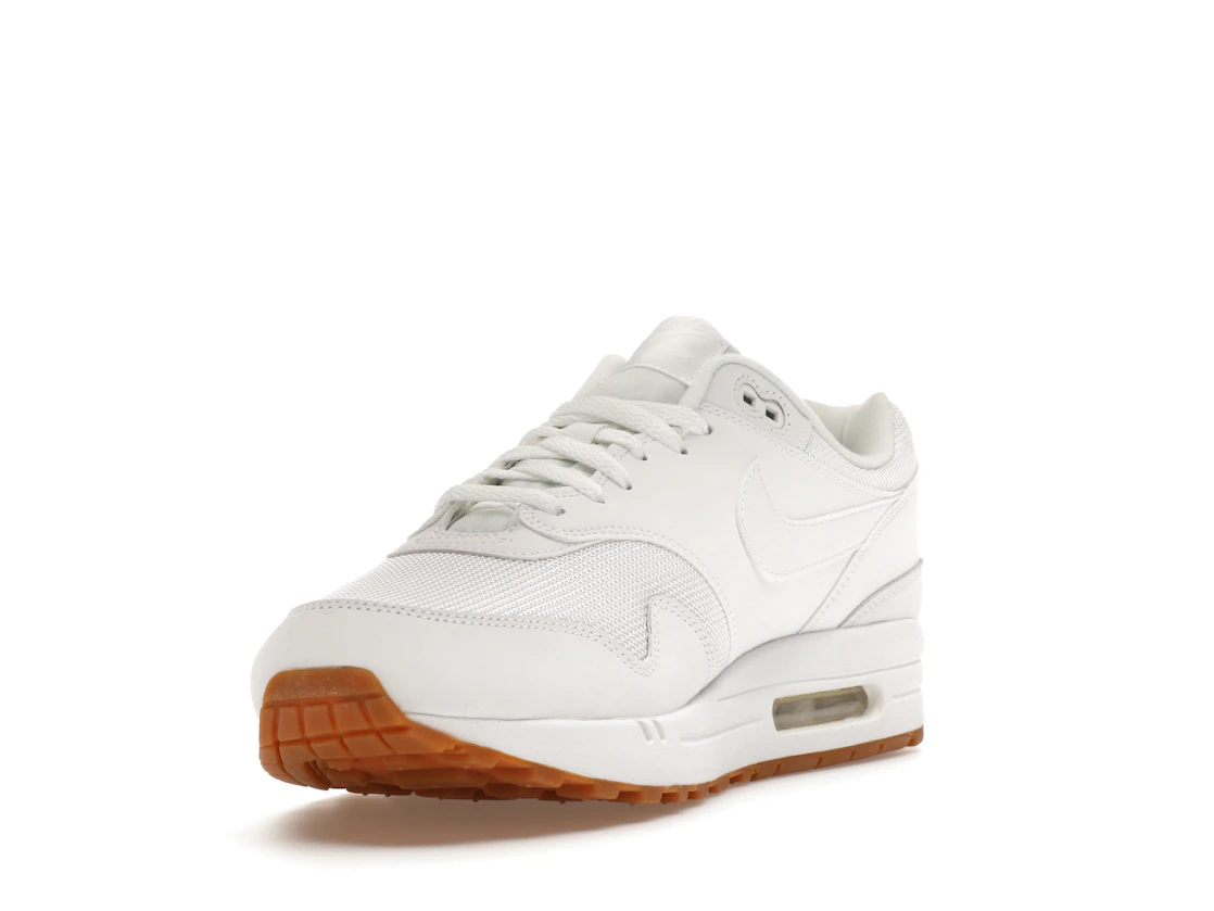 Vue 13 de Nike Air Max 1 White Gum Sole