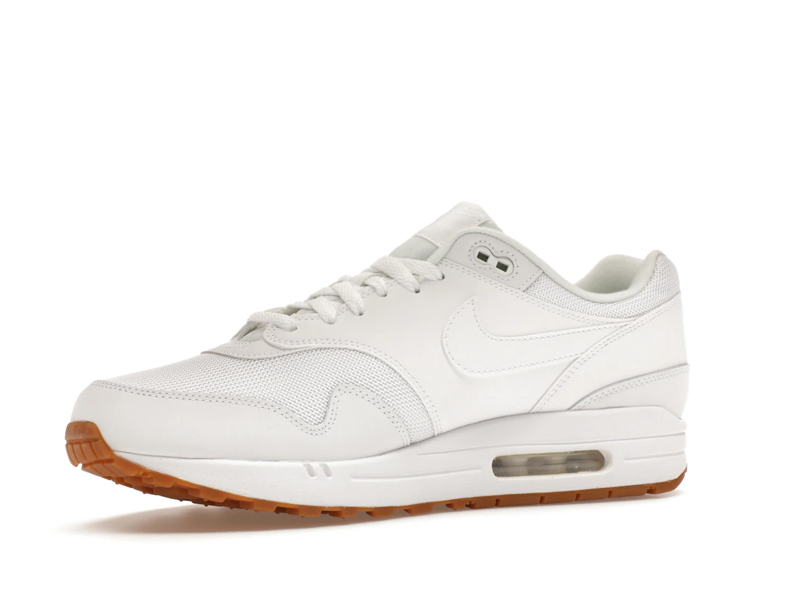 Vue 16 de Nike Air Max 1 White Gum Sole