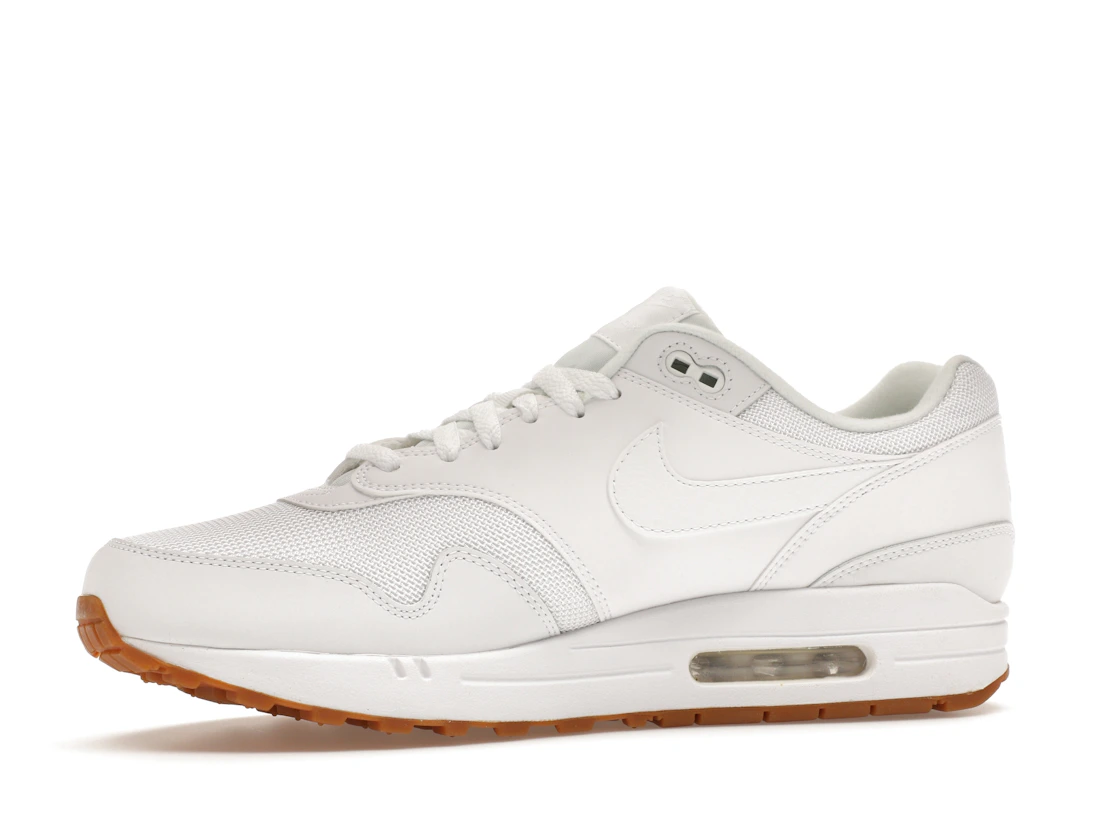 Vue 17 de Nike Air Max 1 White Gum Sole