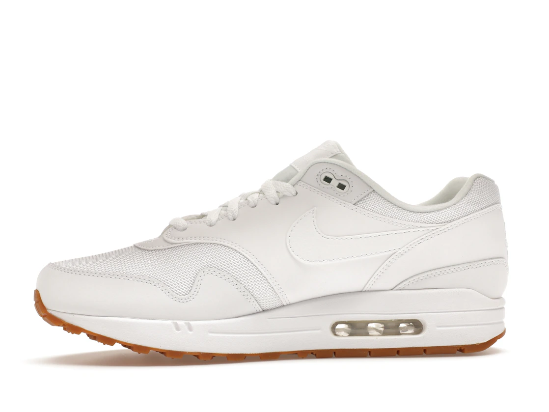 Vue 18 de Nike Air Max 1 White Gum Sole
