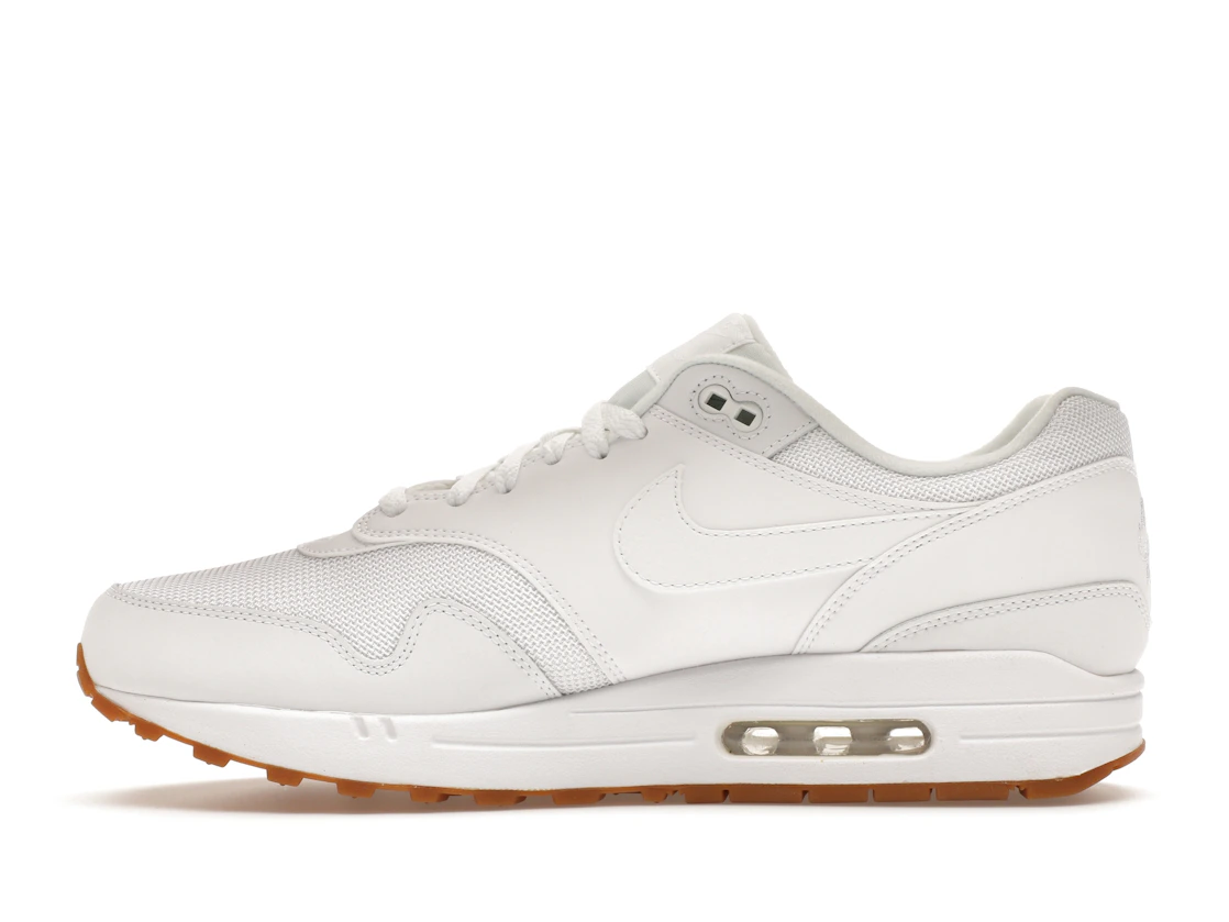 Vue 19 de Nike Air Max 1 White Gum Sole