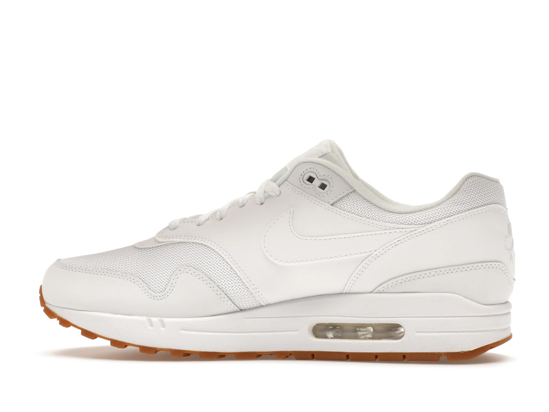 Vue 20 de Nike Air Max 1 White Gum Sole