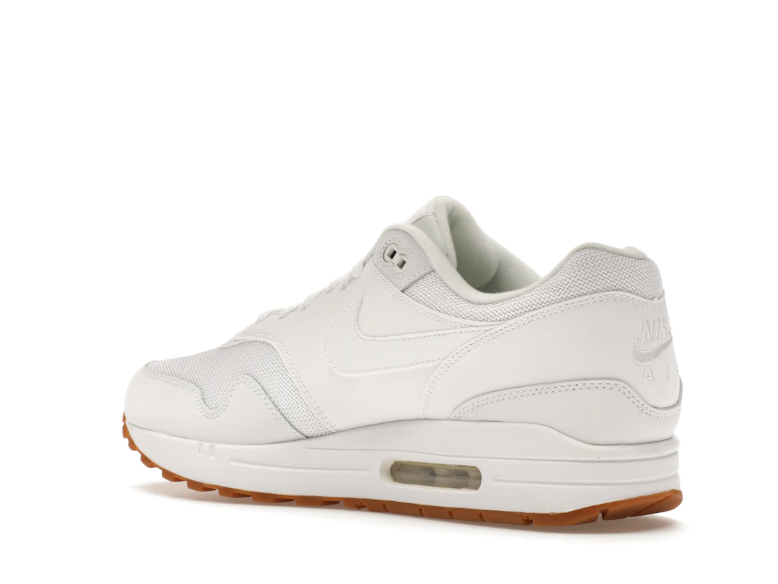 Vue 23 de Nike Air Max 1 White Gum Sole