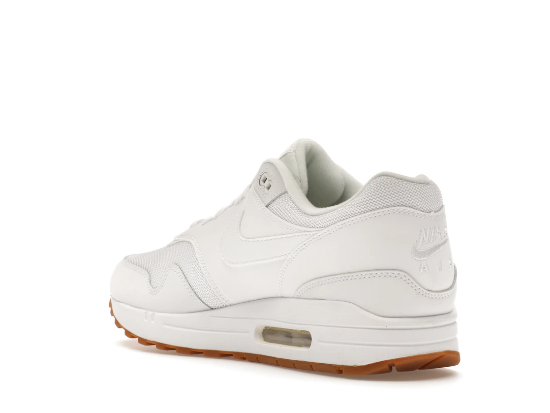 Vue 24 de Nike Air Max 1 White Gum Sole