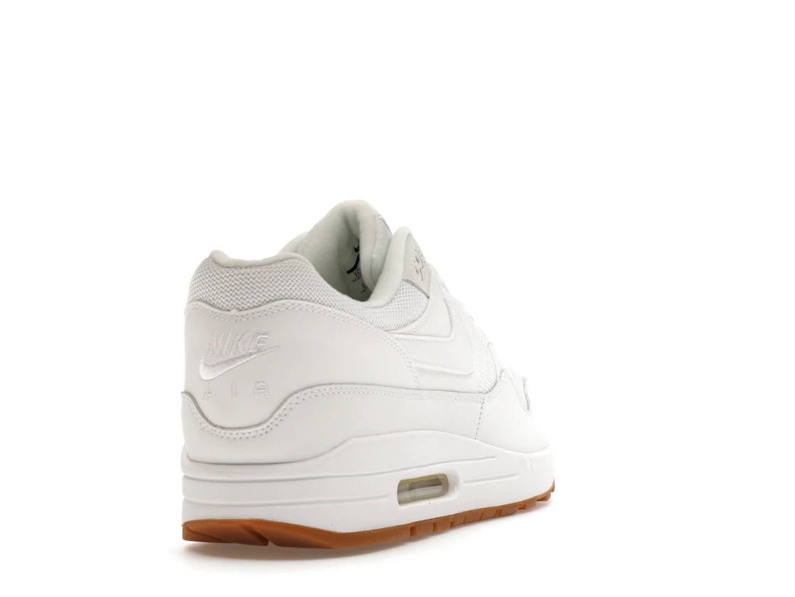 Vue 30 de Nike Air Max 1 White Gum Sole