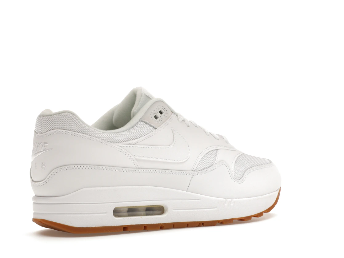 Vue 33 de Nike Air Max 1 White Gum Sole