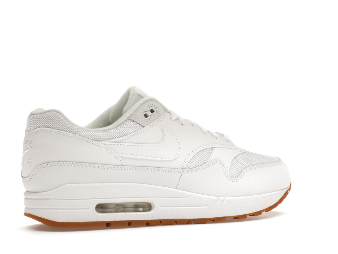 Vue 34 de Nike Air Max 1 White Gum Sole