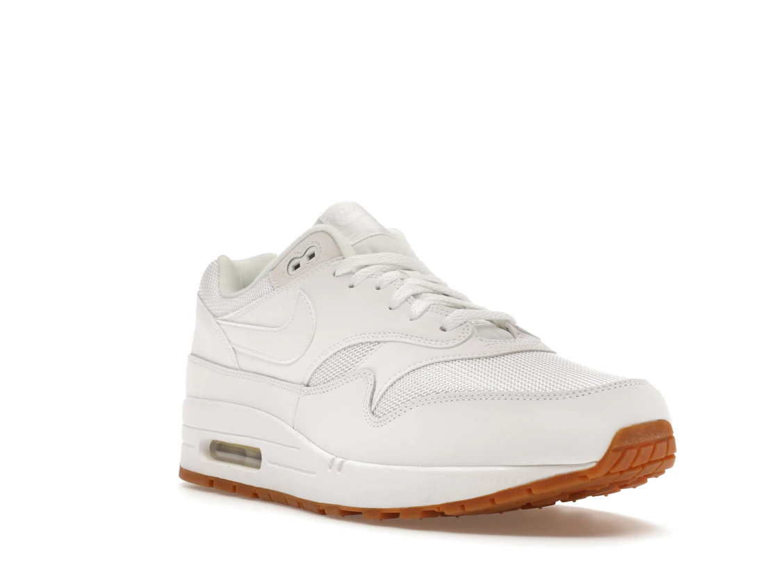 Vue 6 de Nike Air Max 1 White Gum Sole