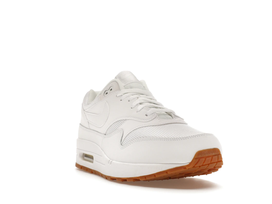 Vue 7 de Nike Air Max 1 White Gum Sole