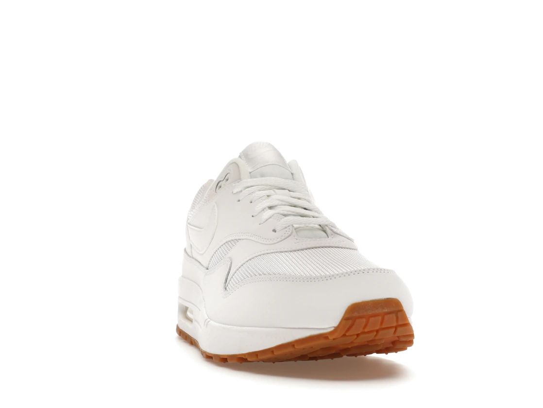 Vue 8 de Nike Air Max 1 White Gum Sole
